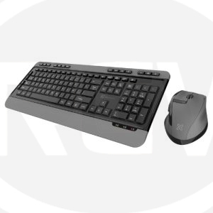 KIT KLIPXTREME MAGNIFIK INALAMBRICO DUO (KBK-520) TECLADO/MOUSE NEGRO