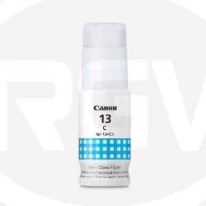 BOTELLA DE TINTA CANON GI-13 / COLOR CYAN / 70ML