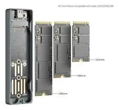 ADAPTADOR CARRY DISK HIKSEMI M.2 SATA M.2 NVME USB 3.2 TIPO C HS-HUB-MD202