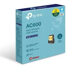 ADAPTADOR INALAMBRICO TP-LINK T2U NANO AC600 DUAL BAND NEGRO