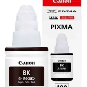BOTELLA DE TINTA CANON GI-190 BK, NEGRO