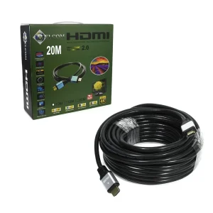 CABLE HDMI DE 20 METROS DELCOM V 2.0 CABEZA DE ALUMINIO BLISTER