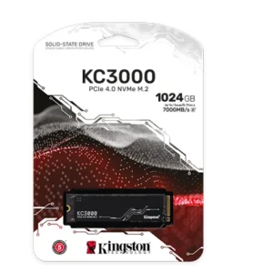 UNIDAD EN ESTADO SOLIDO KINGSTON KC3000, 1024GB, M.2 2280 PCIE GEN 4.0 NVME