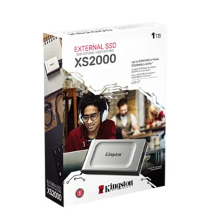 DISCO ESTADO SÓLIDO EXTERNO KINGSTON XS2000, 1TB, USB 3.2 GEN 2X2 TIPO-C