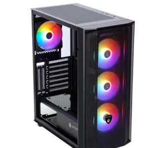 CASE ANTRYX RX-270 F-RGB BLACK SIN FUENTE VIDRIO TEMPLADO USB 3.0/USB 2.0 (PN:AC-RX270KFR)