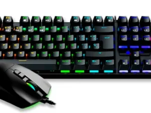 KIT GAMING ANTRYX GC-3100 BLACK, TECLADO Y MOUSE  SWITCH RED