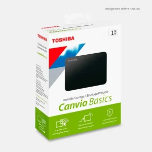 DISCO DURO EXTERNO 1TB TOSHIBA CANVIO BASIC 2.5" USB 3.0 NEGRO