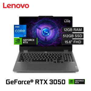 NOTEBOOK  LENOVO LOQ 15IRX9 15,6" FHD IPS, CORE I7-13650HX 2,6/4,9GHZ 12GB/512GB/ RTX3050 6GB DDR6