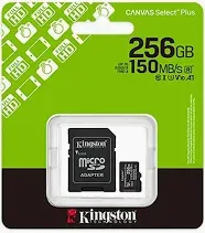 MEMORIA MICRO SDHC DE 256GB KINSTONG CLASE 10
