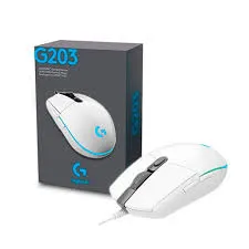 MOUSE LOGITECH  GAMING G203 PRODIGY  OPTICAL  BLANCO BOX