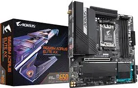PLACA MADRE GIGABYTE B650M AORUS ELITE AX SOCKET AM5 | RAM DDR5  WIFI