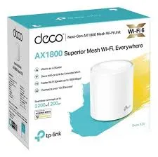 SISTEMA WI-FI MESH TP-LINK DECO X20 (1-PACK) AX1800 BOX