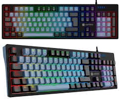 TECLADO MECÁNICO ANTRYX MK860L BLACK & GRAYY SWICH RED