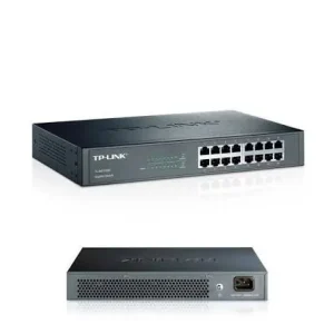 SWITCH GIGABIT ETHERNET TP-LINK TL-SG1016D, 16 RJ-45 GBE 10/100/1000 MBPS, 13.3 W. BOX