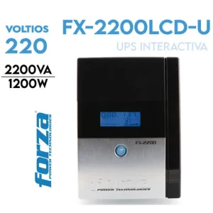 UPS FORZA FX-2200LCD-U 2200VA 1200W OUT 220V