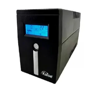 UPS KAISE INTERACTIVO 600VA/360W, FP=0.6 220VAC, 60 HZ, CON PANEL LCD Y UNA BATERÍA DE 12V Y 7AH