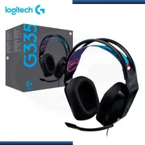 AUDIFONO LOGITECH G G335 BLACK CON MICROFONO JACK 3.5MM (PN:981-000977)