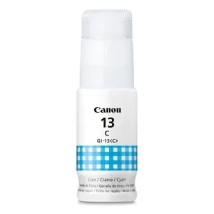 BOTELLA DE TINTA CANON GI-13 / COLOR CYAN / 70ML