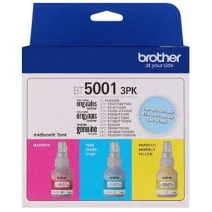 BOTELLAS DE TINTA BROTHER TRI-PACK 3PK COLOR BT5001 3PK