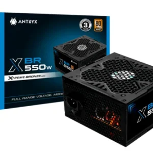 FUENTE DE PODER ANTRYX XBR-550, 80 PLUS BRONZE, 550W