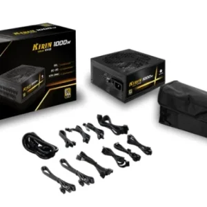 FUENTE DE PODER ANTRYX KIRIN 1000W GOLD EVO ( CSZ1000V ) MODULAR | 80PLUS GOLD