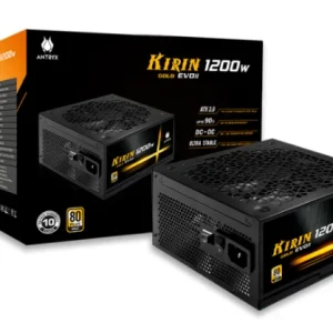 FUENTE ANTRYX KIRIN GOLD EVO II 1200W 80 PLUS GOLD MODULAR BLACK (PN:CSZ1200V5-C)