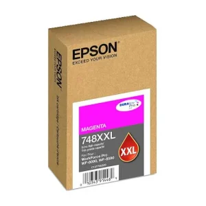 CARTUCHO DE TINTA EPSON 748XXL, MAGENTA, ALTO RENDIMIENTO, PARA EPSON WORKFORCE PRO