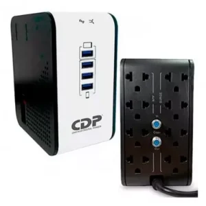 ESTABILIZADOR CDP R2CU-AVR1008I 1000VA/500W 8 TOMAS 4 PUERTOS