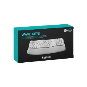 TECLADO LOGITECH ERGO WAVE KEYS, ERGONOMICO, INALAMBRICO BOLT/BT/SP WHITE (920-012