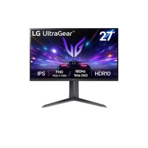 MONITOR GAMING LG ULTRAGEAR 27GS65F-B, 27" IPS, FHD, 180HZ, 1MS, G-SYNC
