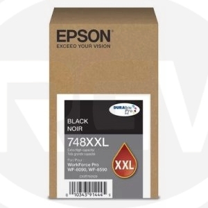 CARTUCHO DE TINTA EPSON 748XXL, BLAK, ALTO RENDIMIENTO, PARA EPSON WORKFORCE PRO