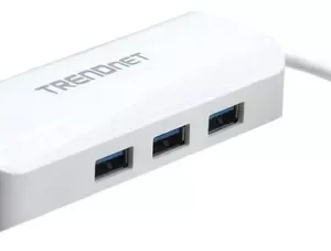 HUB USB TRENDNET 4 PUERTOS USB 3.0 + RJ 45 GIGABIT TU3-ETGH3