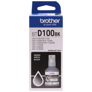 BOTELLA DE TINTA BROTHER  BTD100BK NEGRA  -T230/T430W/T530DW/T730DW/T930DW
