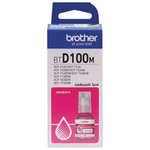 BOTELLA DE TINTA BROTHER MAGENTA BTD100M T230/T430W/T530DW/T730DW/T930DW