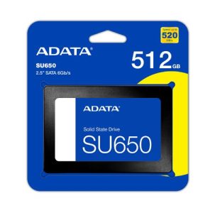 UNIDAD DE ESTADO SOLIDO 512GB ADATA ULTIMATE SU650 SATA 6GB/S 2.5" (PN:ASU650SS-512GT-R)