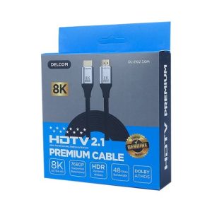 CABLE HDMI 2.1 DELCOM 8K VERSION 19+1 COOPER 1.8 METROS