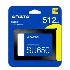 UNIDAD DE ESTADO SOLIDO 512GB ADATA ULTIMATE SU650 SATA 6GB/S 2.5" (PN:ASU650SS-512GT-R)