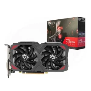 TARJETA DE VIDEO BOETEC RADEON RX 580 8GB GDDR5 256BITS DUAL FAN