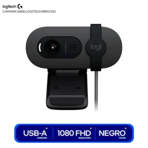 CAMARA WEB LOGITECH BRIO 100 FHD 1080P USB-A, GRAPHITE