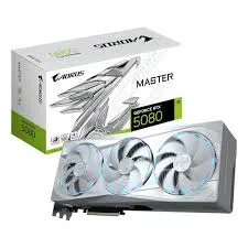 TARJETA DE VIDEO GIGABYTE AORUS GEFORCE RTX 5080 MASTER ICE 16GB, GDDR7