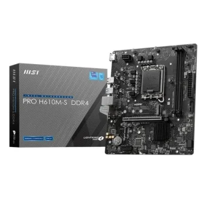 MOTHERBOARD MSI PRO H610M-S DDR4, CHIPSET INTEL H610, LGA1700, MATX