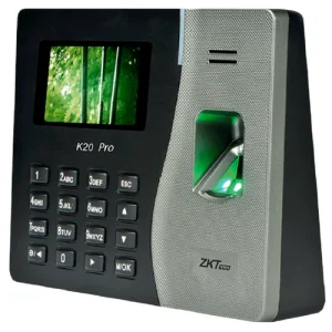 CONTROL DE ASISTENCIA Y ACCESO BIOMÉTRICO HUELLA ZKTECO K20 PRO , TARJETA, CÓDIGO, INCLUYE BATERÍA RJ45