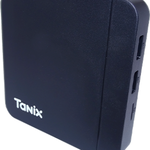 ADAPTADOR TV BOX TANIX W2PRO 4GB/64GB ANDROID 11 NEGRO