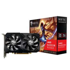 TARJETA DE VIDEO BOETEC RX 560 4GB ( RX560 4GD5 ) GDDR5 - 128 BIT