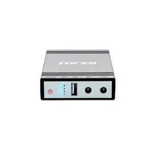 UPS Y CARGADOR PORTÁTIL DE 24W, PTO USB, SALIDAS DE 5/9/12VCC FORZA