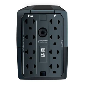 UPS CDP R-UPR758I, 750VA/375W, 8 TOMAS, 5 USB TIPO-A, 1 USB TIPO-C