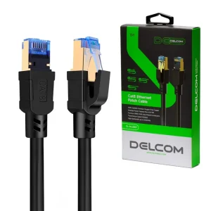 CABLE PACH CORD DE RED DELCOM S/FTP CAT8 COBRE 1 METRO DL-ML-0801