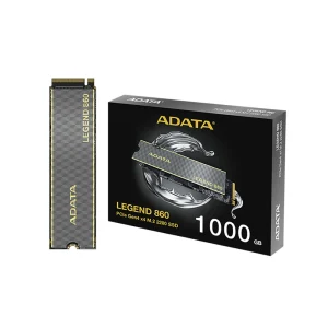 UNIDAD DE ALMACENAMIENTO SSD M.2 PCIE ADATA 1TB NVME LEGEND 860, 2280 (ALEG-800-1000GCS) 6000MB/S