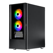 CASE ANTRYX RX-240 + FUENTE B500W FRGB FAN X4 VIDRIO TEMPLADO BLACK (AC-RX240KFR-500CP)