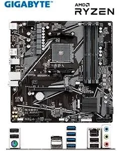 MOTHERBOARD GIGABYTE B550M-K AMD RYZEN DDR4 AM4